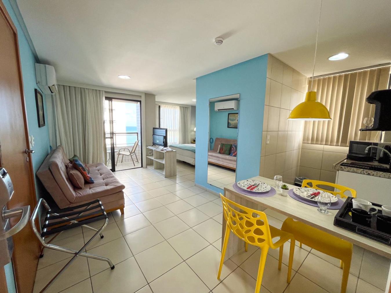 Ponta Negra Flats Confort Accommodations Vista Para O Mar ナタール エクステリア 写真